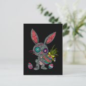 Voodoo Ostersonnige Postkarte (Stehend Vorderseite)