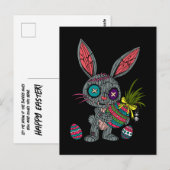Voodoo Ostersonnige Postkarte (Vorne/Hinten)