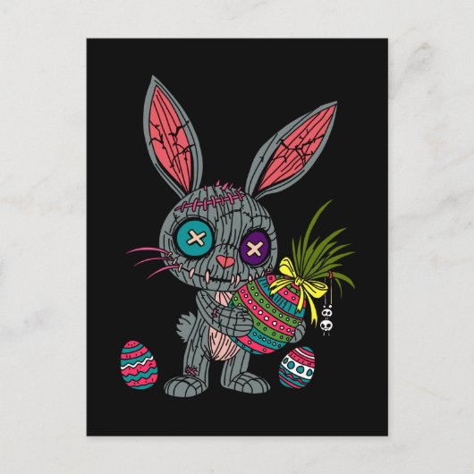 Voodoo Ostersonnige Postkarte (Vorderseite)
