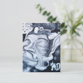 Voodoo Postkarte (Stehend Vorderseite)