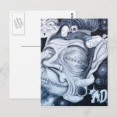 Voodoo Postkarte (Vorne/Hinten)