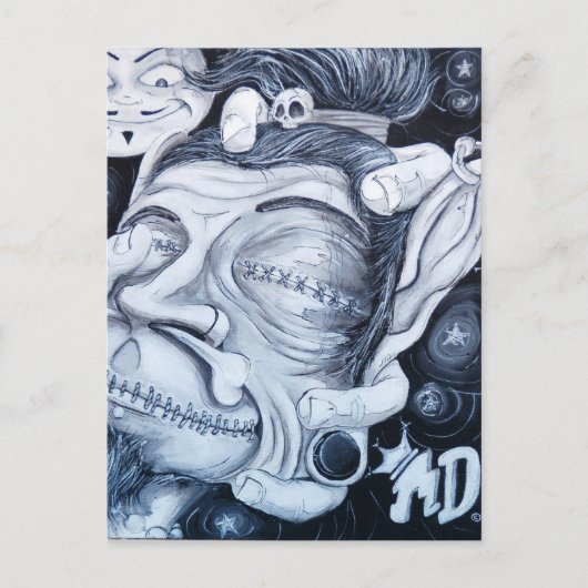 Voodoo Postkarte (Vorderseite)