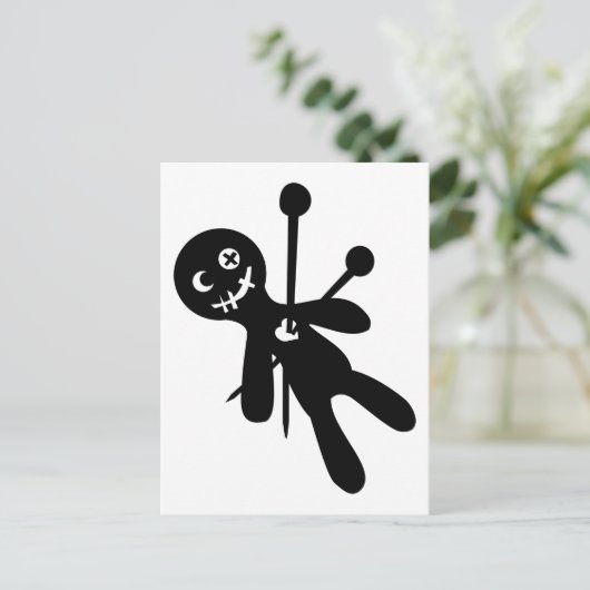 Voodoo Postkarte (Stehend Vorderseite)