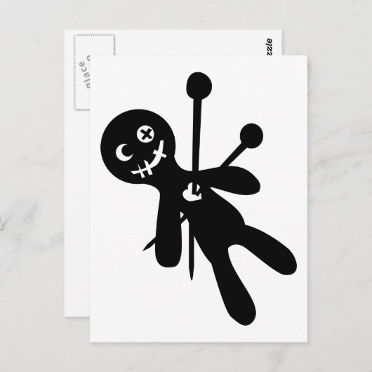 Voodoo Postkarte (Vorne/Hinten)
