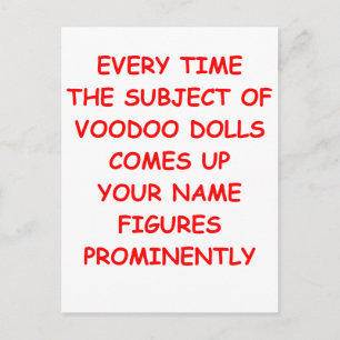Voodoo Postkarte