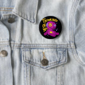 Voodoo-Puppe - DENKE AN DICH Button (Beispiel)