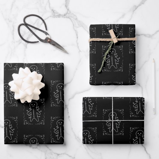 Voodoo-Puppe  Geschenkpapier Set (Vorderseite)