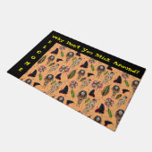 Voodoo-Puppe-Türmatte Fußmatte (Schrägansicht)