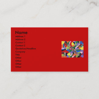 Voodoo-Puppen-Geschäfts-Karten Visitenkarte