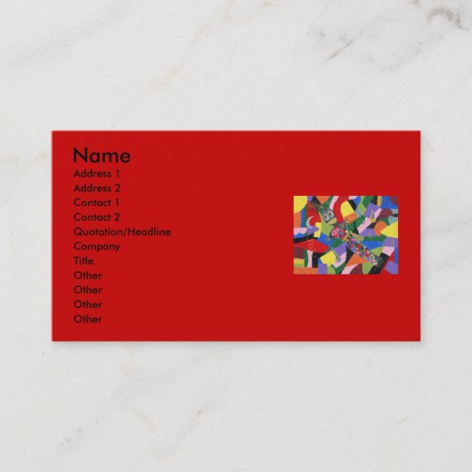 Voodoo-Puppen-Geschäfts-Karten Visitenkarte (Vorderseite)