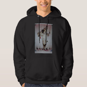 Voodoo-Puppen-Schablone – Original Dark-Art-Kapuze Hoodie