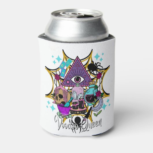 Voodoo Queen Dosenkühler (Kanne Rückseite)