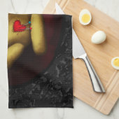 Voodoo Rag Doll Geschirrtuch (Viertel Falte)