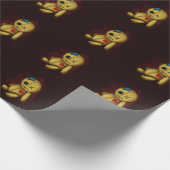 Voodoo Rag Doll mit Schaltflächen Patches und Butt Geschenkpapier (Ecke)