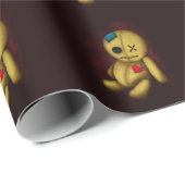 Voodoo Rag Doll mit Schaltflächen Patches und Butt Geschenkpapier (Rolleneckpunkt)