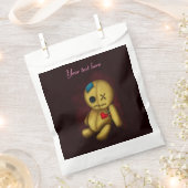 Voodoo Rag Doll mit Schaltflächen Patches und Butt Geschenktütchen (Ausgeschnitten)