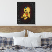 Voodoo Rag Doll mit Schaltflächen Patches und Butt Leinwanddruck (Insitu (Schlafzimmer))