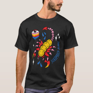 Voodoo Religion Magische Zauberei Happy Scorpion T-Shirt