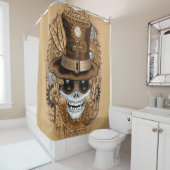 Voodoo-Retro-Maschine Duschvorhang (Beispiel)