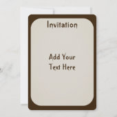 Voodoo-Retro-Maschine Einladung (Rückseite)