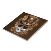 Voodoo-Retro-Maschine Fliese (Seite)