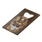 Voodoo-Retro-Maschine Geldbeutel Flaschenöffner (Vorderseite Schrägansicht)