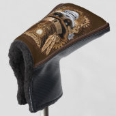 Voodoo-Retro-Maschine Golf Headcover (3/4 Vorderseite)