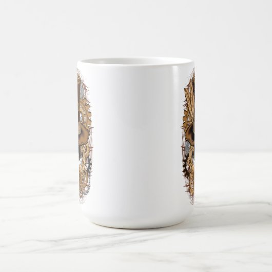 Voodoo-Retro-Maschine Kaffeetasse (Mittel)