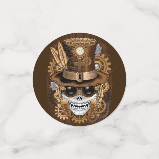 Voodoo-Retro-Maschine Konfetti (Klein Vorderseite)