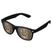 Voodoo-Retro-Maschine Partybrille (Schrägansicht)