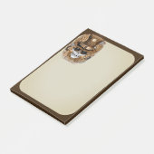 Voodoo-Retro-Maschine Post-it Klebezettel (angewinkelt)