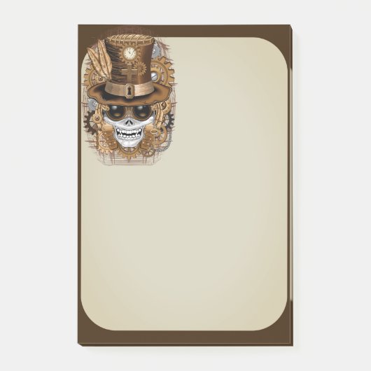 Voodoo-Retro-Maschine Post-it Klebezettel (Vorderseite)