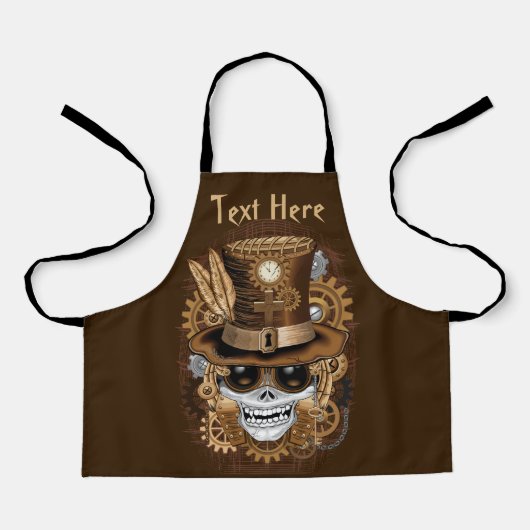 Voodoo-Retro-Maschine Schürze (Vorderseite)