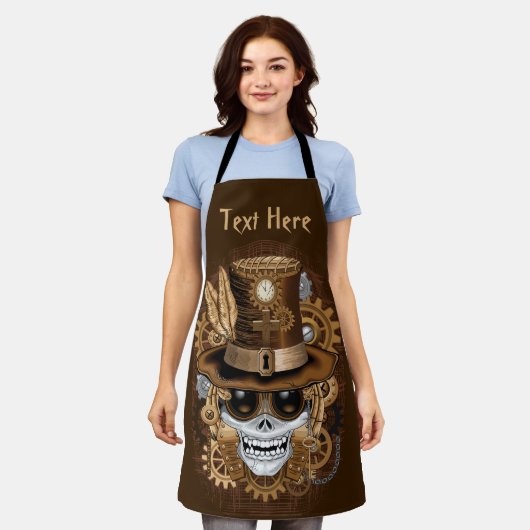 Voodoo-Retro-Maschine Schürze (Getragen)