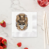 Voodoo-Retro-Maschine Serviette (Beispiel)