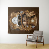 Voodoo-Retro-Maschine Wandteppich (Beispiel (Horizontal))