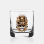 Voodoo-Retro-Maschine Whiskyglas (Rückseite)