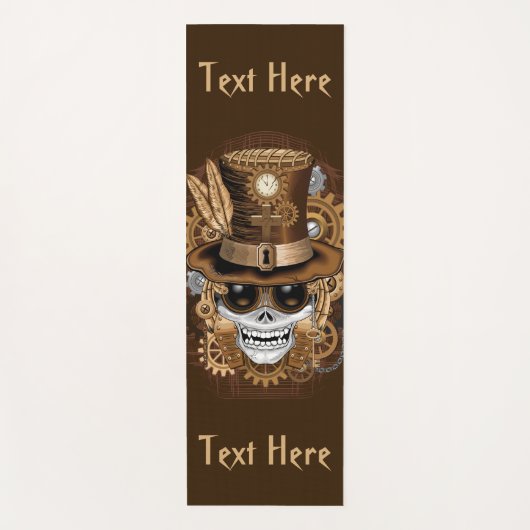 Voodoo-Retro-Maschine Yogamatte (Vorderseite)