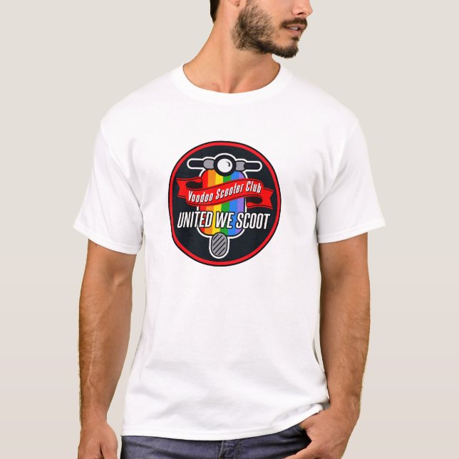 VOODOO-ROLLER-VEREIN VEREINIGTE UNS SCOOT T-Shirt (Vorderseite)