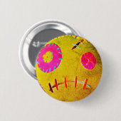 Voodoo Rotgelb Button (Vorne & Hinten)