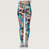 Voodoo Skull Leggings (Vorderseite)