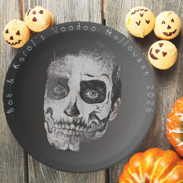 Voodoo Smile Halloween Papierplatte Pappteller