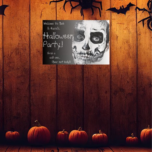 Voodoo Smile Halloween-Party Poster