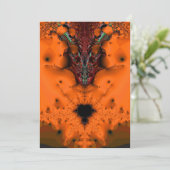 Voodoo Spirit Halloween Einladung (Stehend Vorderseite)