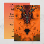 Voodoo Spirit Halloween Einladung (Vorne/Hinten)