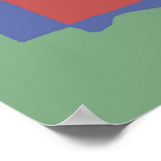 Voodoo Tänzer nach Matisse Poster (Ecke)