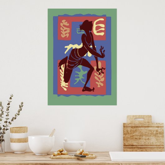 Voodoo Tänzer nach Matisse Poster (Küche)