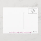 Voodoo Tänzer nach Matisse Postkarte (Rückseite)