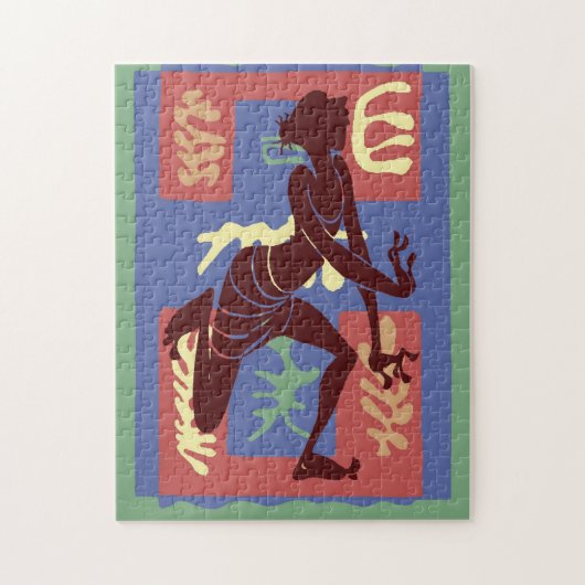 Voodoo-Tänzer Puzzle (Vertikal)