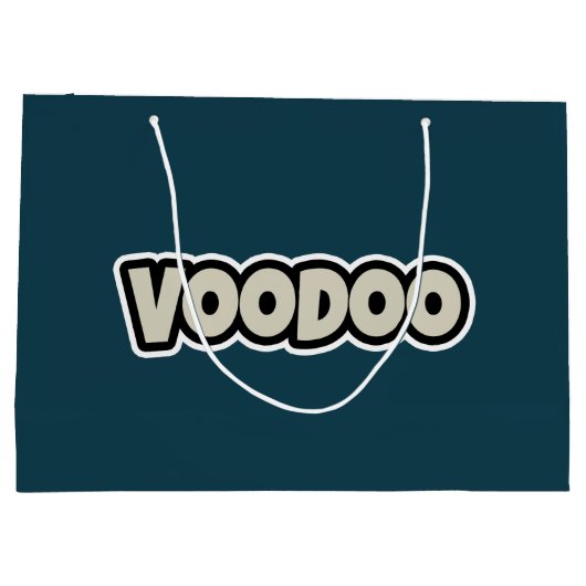 Voodoo-Taschenbeutel - Groß, glänzend Große Geschenktüte (Rückseite)